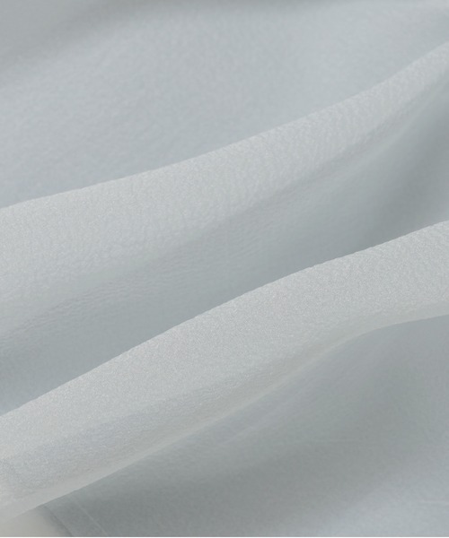 Fit more（フィットモア） スカート クリンクルシアーオーガンジー