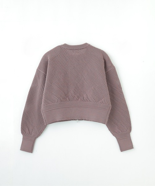 未使用Rose Bud グリーンショート丈ニットカーディガン ROSE BUD（ローズバッド） ニットカーディガン ONE SIZE ブルー