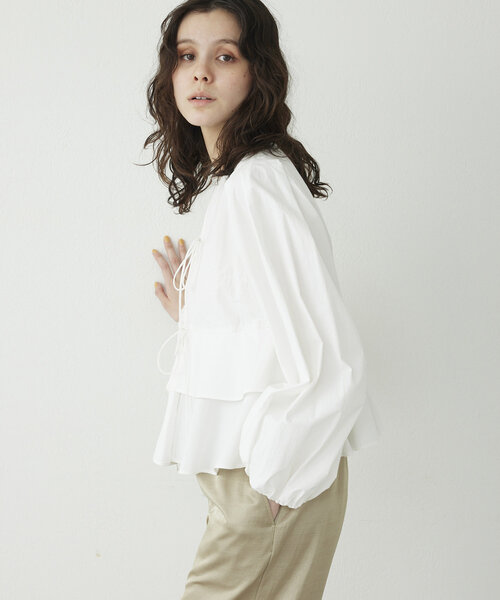 THE PAUSE ブラウス シャツ 「THE PAUSE」ティアードブラウス 