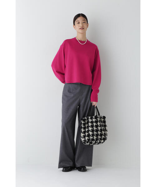 「human woman」 長袖ニット MEDIUM ブルー レディース_画像9
