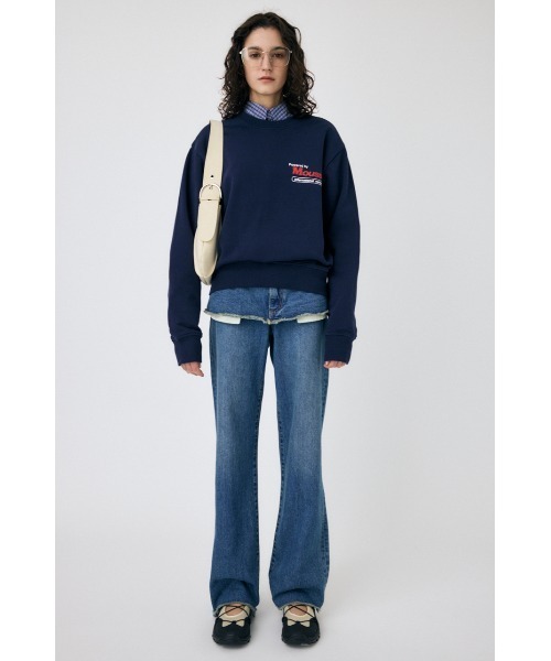 MOUSSY トレーナー スウェット NETWORK プルオーバー レディース