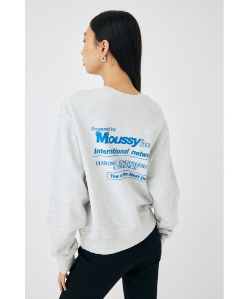 MOUSSY トレーナー スウェット NETWORK プルオーバー レディース