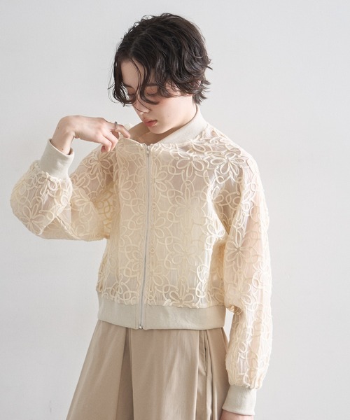 専用❣新品♥レースの素敵なブルゾン レースブルゾン（&. NOSTALGIA／ファッション）の商品一覧 通販