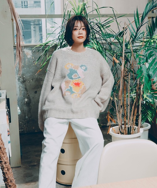 amok（アモク） セーター ニット BE@RBRICK KNIT メンズ レディース