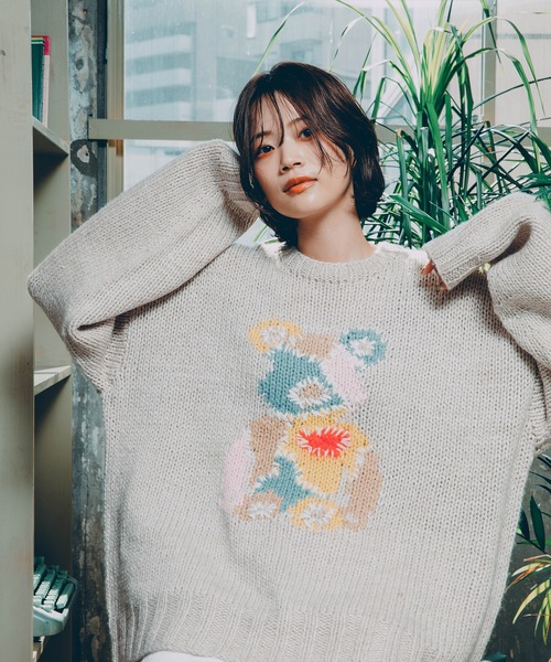 amok（アモク） セーター ニット BE@RBRICK KNIT メンズ レディース