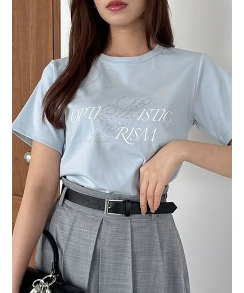 ダズリン♡デイジートップス♡ dazzlin（ダズリン） tシャツ Optimistic PrismTシャツ レディース