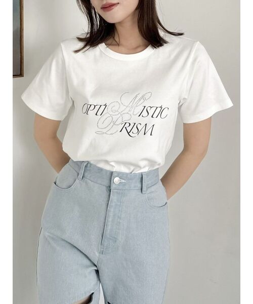 ダズリン♡デイジートップス♡ dazzlin（ダズリン） tシャツ Optimistic PrismTシャツ レディース