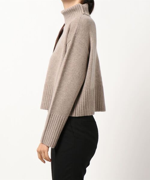 「N.O.R.C by the line」 タートルネックニット M ライトグリーン レディース_画像6