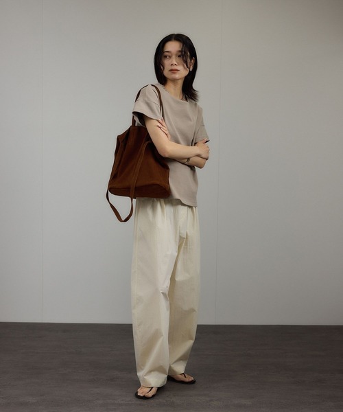 超美品❣️ IENA 完売 ボーダーフレンチスリーブTシャツ ナチュラル SALON adam et rope'（サロン アダム エ ロペ） tシャツ 「WEB限定