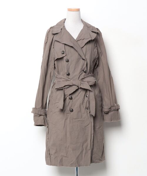 LANVIN ランバン コート ジャケット 38 LANVIN en Bleu 「LANVIN Bleu」 コート 38 グリーン レディース