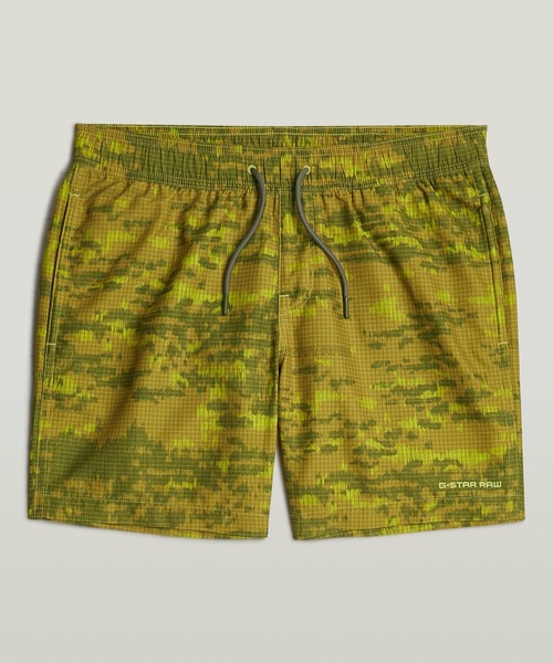 水着 DIRIK GRAPHIC SWIMSHORT/水陸両用スイムショートパンツ/カモ柄 メンズ