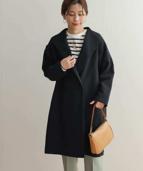 URBAN RESEARCH DOORS／ガウンコート／ネイビー／M URBAN RESEARCH DOORS（アーバンリサーチドアーズ） コート MEDIUM