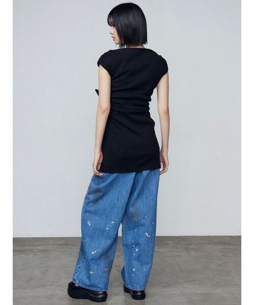 EMODA ペインティングデニム EMODA ジーンズ デニム デニムパンツ ペインティングライ