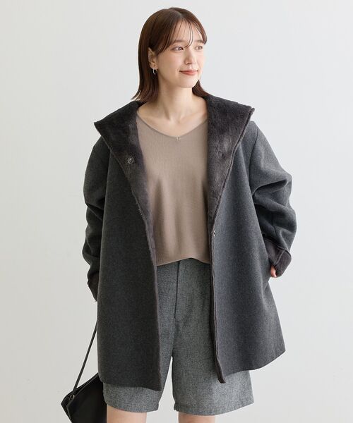 Green Parks（グリーンパークス） 「chocol raffine robe」コート FREE