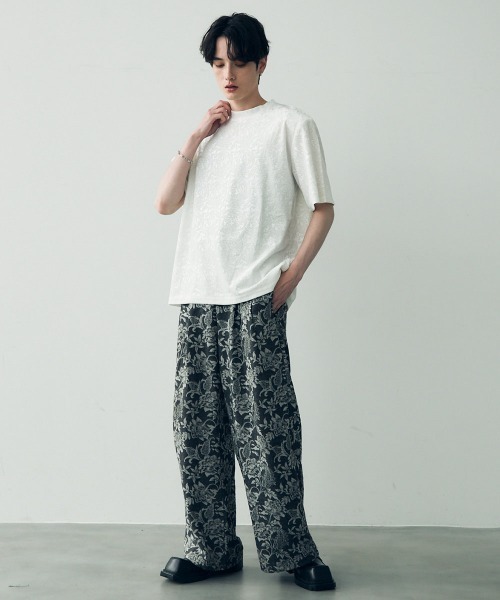 Shoowtime（ショウタイム） tシャツ velvet like power shoulder T