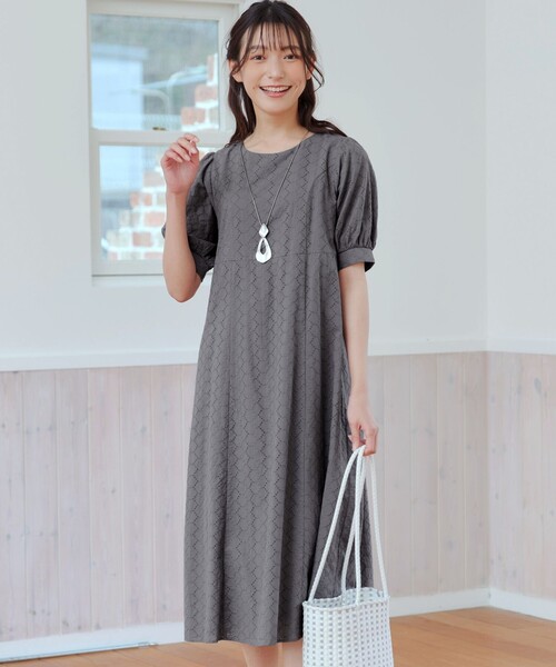 ティアクラッセ　ワンピース　9号　新品　未使用 ☆極美品☆ ティアクラッセ 七分袖 花柄 ワンピース