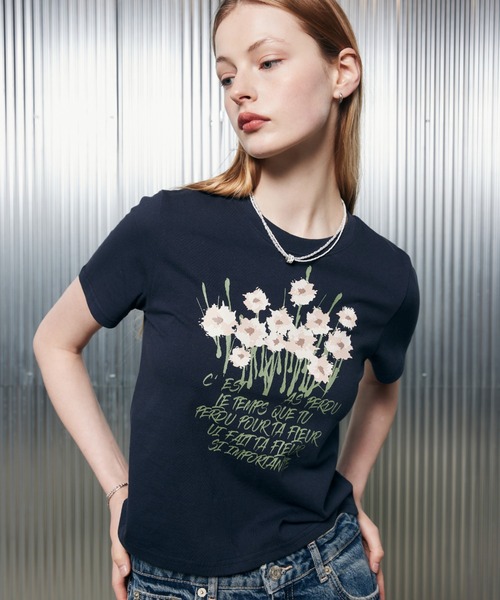 tシャツ L2 GRASS FLOWER T-SHIRT レディース