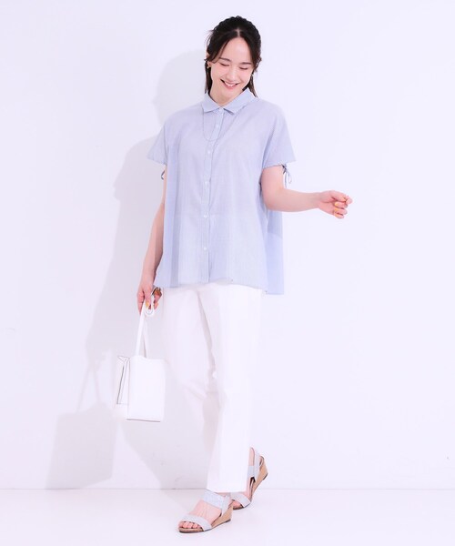 SHOO・LA・RUE（シューラルー） ブラウス シャツ 「S-LL/ひんやり