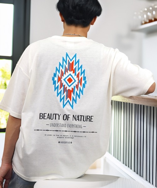 uvカット tシャツ ワイド Tシャツ サガラ刺繍 半袖 アニマル ロゴ