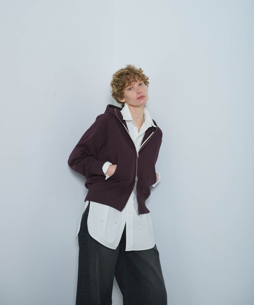 パーカー 「KHA:KI / カーキ」ZIP UP HOODIE レディース kha:ki パーカー 「KHA:KI / カーキ」ZIP UP HOODIE レディース