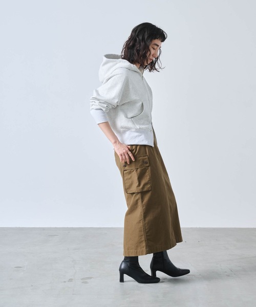 パーカー 「KHA:KI / カーキ」ZIP UP HOODIE レディース kha:ki パーカー 「KHA:KI / カーキ」ZIP UP HOODIE レディース