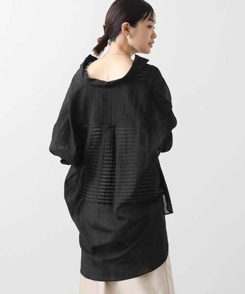 Acuta ブラウス シャツ ボイルカシュクールシャツ レディース