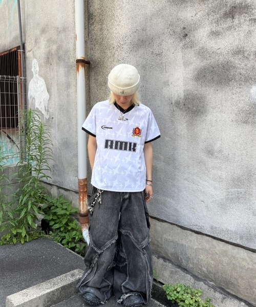 ATMARK tシャツ 「2サイズ展開 / UNISEX 」AMKロゴ ゲームシャツ 