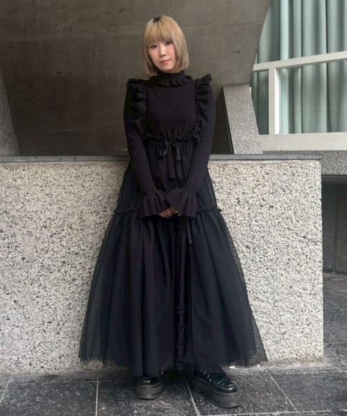 Candy Stripper（キャンディーストリッパー） ニット セーター PEPLUM