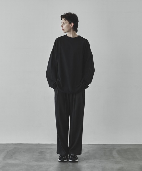 「remer」 長袖Tシャツ SMALL ブラック メンズ