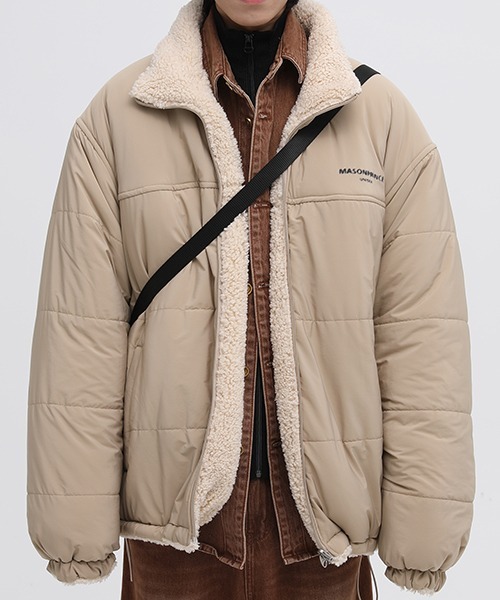 「MASONPRINCE」 ジップアップブルゾン S ブルー メンズ_画像2