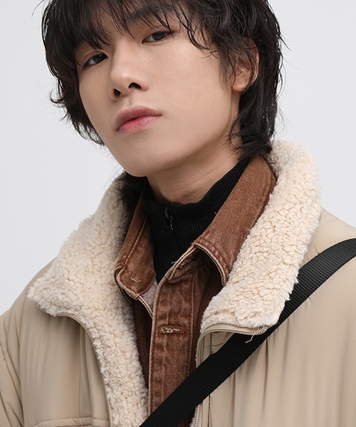 「MASONPRINCE」 ジップアップブルゾン S ブルー メンズ_画像4