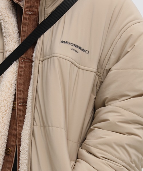 「MASONPRINCE」 ジップアップブルゾン S ブルー メンズ_画像6