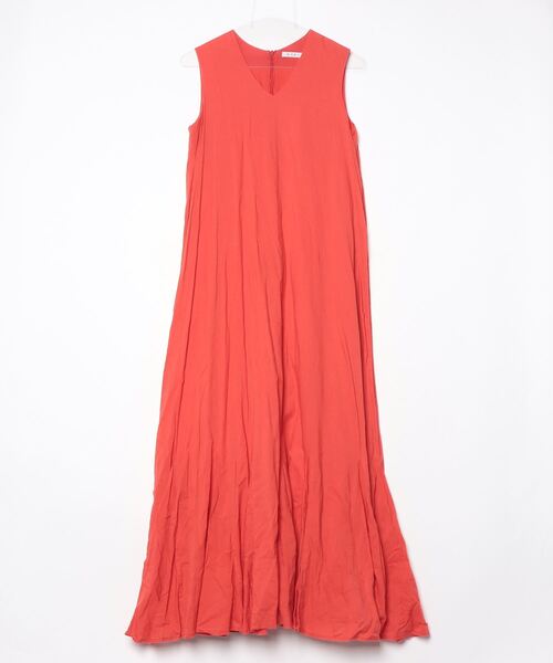 マリハノースリーブワンピース MARIHA 「MARIHA」 ノースリーブワンピース - レッド レディース