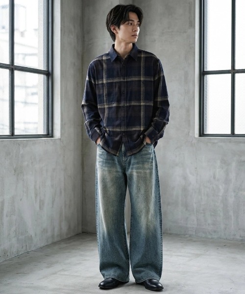 シャツ 2026AW HEAVY FLANNEL USAコットン ヘビーウェイト オンブレ