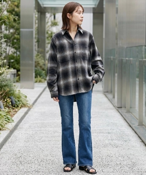 シャツ 2026AW HEAVY FLANNEL USAコットン ヘビーウェイト オンブレ