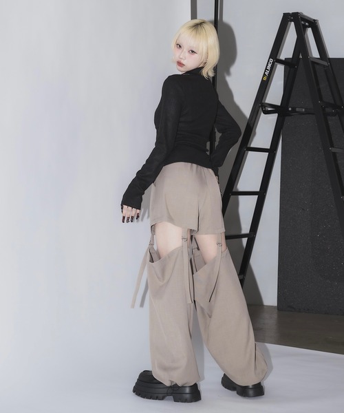 17HR（セブンティーンアワーズ） スラックス パンツ マルチウェイ