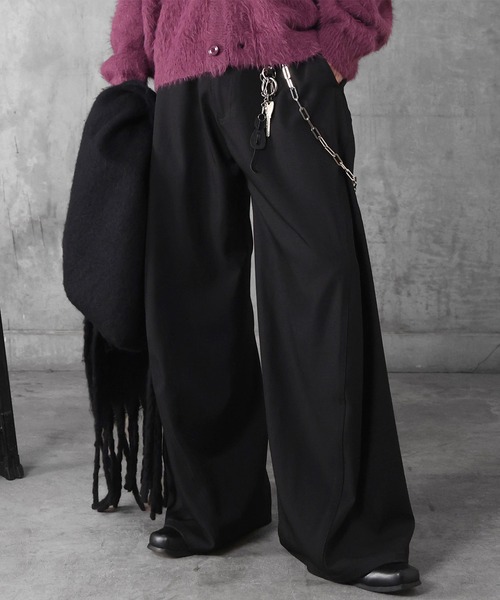 Confirm（コンファーム） スラックス AW 3Dパターン タック ワイド