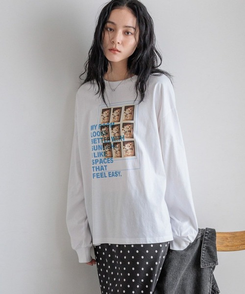 LOWRYS FARM（ローリーズファーム） tシャツ アソートフォトLS
