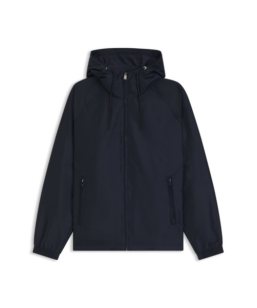 BOSS キッズ ジップアップジャケット DOUBLE Bモノグラム BOSS - はっ水ジャケット Double Bモノグラムディテール - ブラック