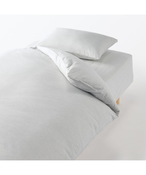 無印良品（MUJI） ベッド 寝具 綿フランネル掛ふとんカバー・S 150
