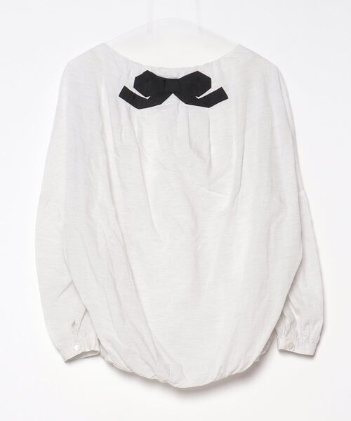 「SACRA」 ドルマンスリーブブラウス 38 ホワイト レディース_画像2