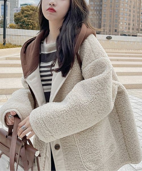 レア☆完売品中古美品☆NOID マルチシームハイカラーハーフコート ボアフリース 楽天市場】＜月間優良ショップ賞51回受賞＞【 グリム ボア ショート