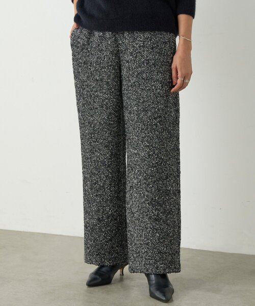 BEARDSLEY（ビアズリー） パンツ ツイードイージーパンツ レディース