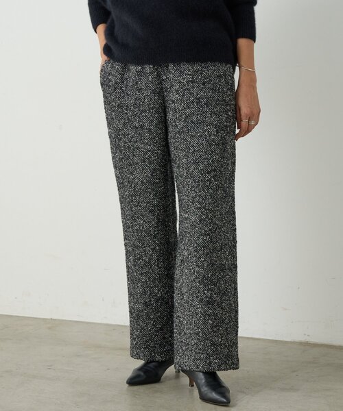 BEARDSLEY（ビアズリー） パンツ ツイードイージーパンツ レディース