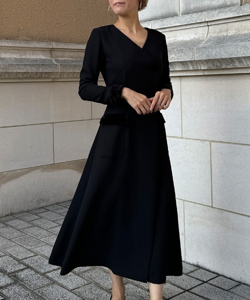 JENNE 長袖ワンピース S JENNE」 長袖ワンピース SMALL ブラック レディース : ZOZOTOWN Yahoo