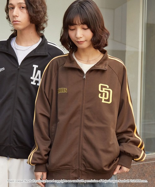 MLB ジャージ MLB/メジャーリーグベースボール 別注 ワッペン刺繍