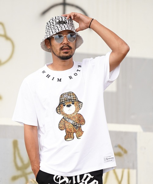 「adamsJUGGLER」 「whim roth」半袖Tシャツ L ブラック メンズ_画像5