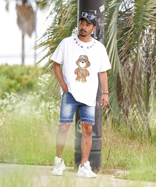 「adamsJUGGLER」 「whim roth」半袖Tシャツ L ブラック メンズ_画像6