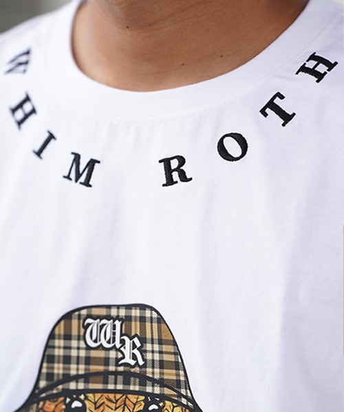 「adamsJUGGLER」 「whim roth」半袖Tシャツ L ブラック メンズ_画像8