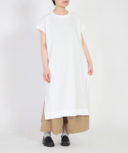 「Brocante」 ノースリーブワンピース 2 チャコールグレー レディース_画像5